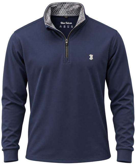 1/4 Zip Pullover Navy Blue
