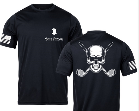 Skull & Cross Clubs Men's Patriotic Golf T-Shirt