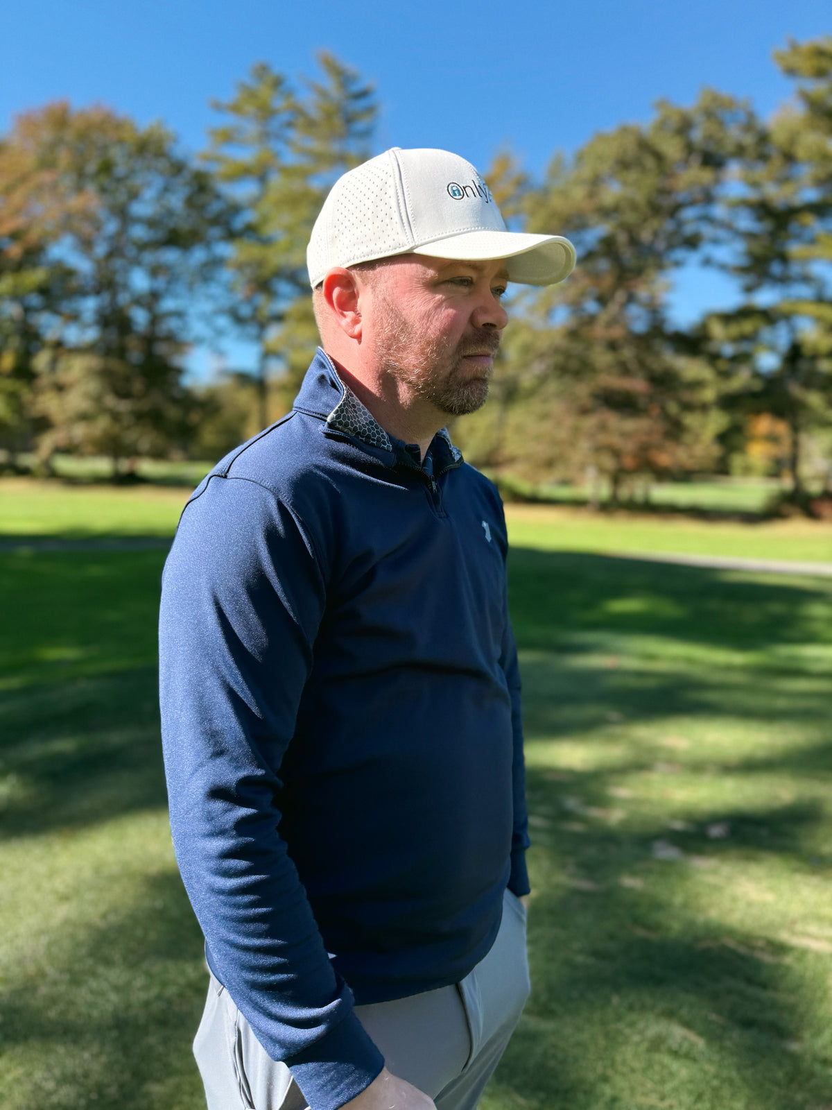 1/4 Zip Pullover Navy Blue